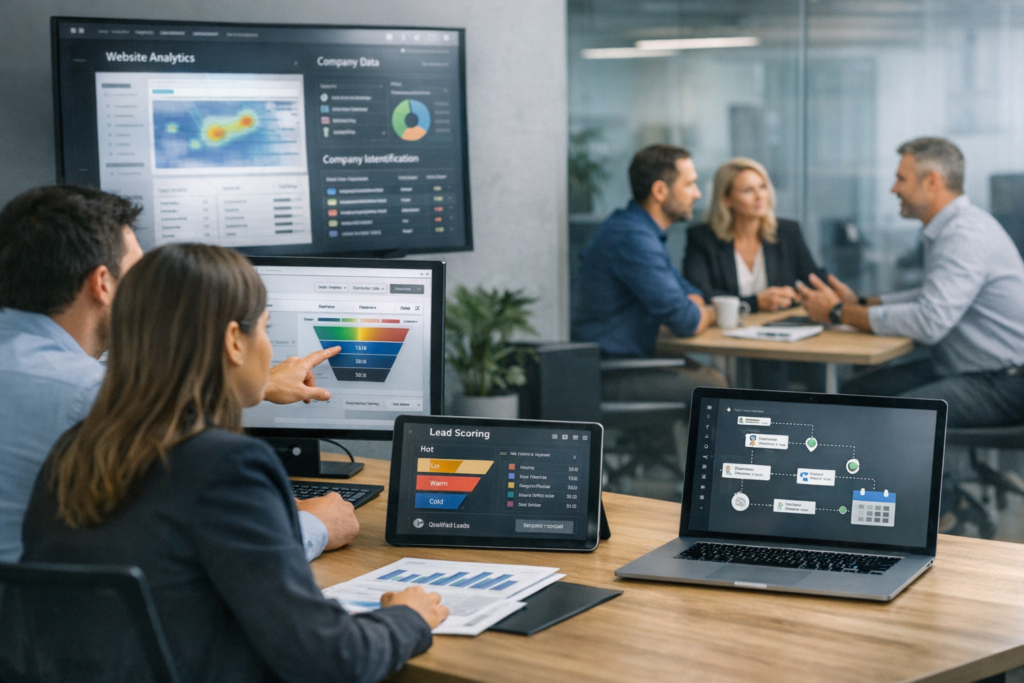Estrategias Avanzadas de Identificación y Conversión de Tráfico B2B
